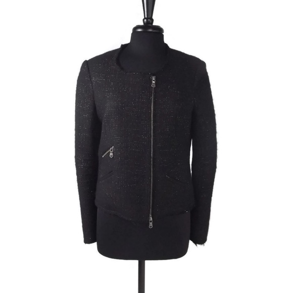 REBECCA MINKOFF Couture Tweed Jacket Size 6 $428 - Picture 2 of 8